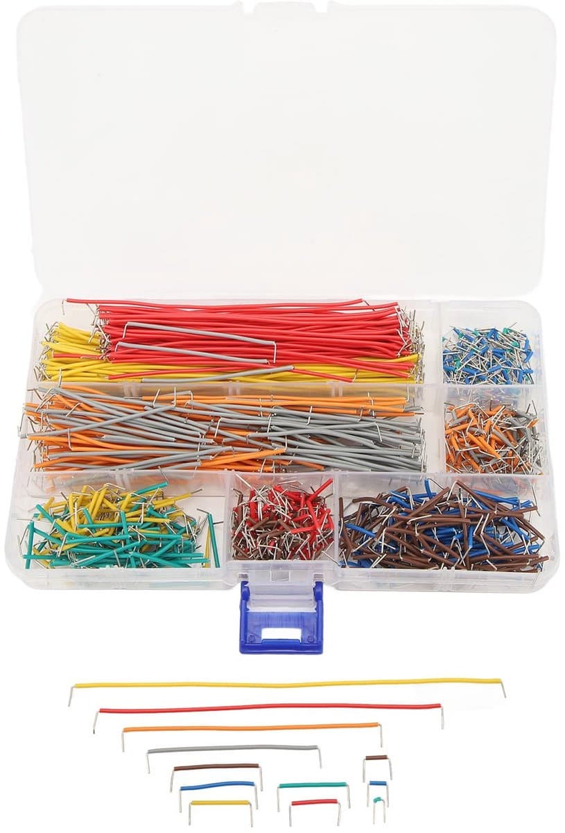 Allecto - 840PCS Breadboard Jumper Wire Kit - Inclusief Opslagdoos voor Elektronische Projecten