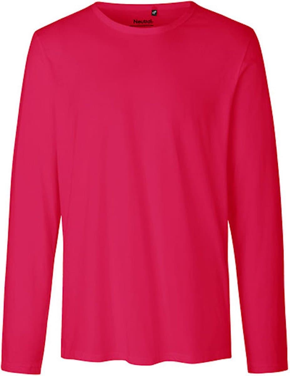 Neutral Men´s Long Sleeve T-Shirt NE61050 - Pink - S