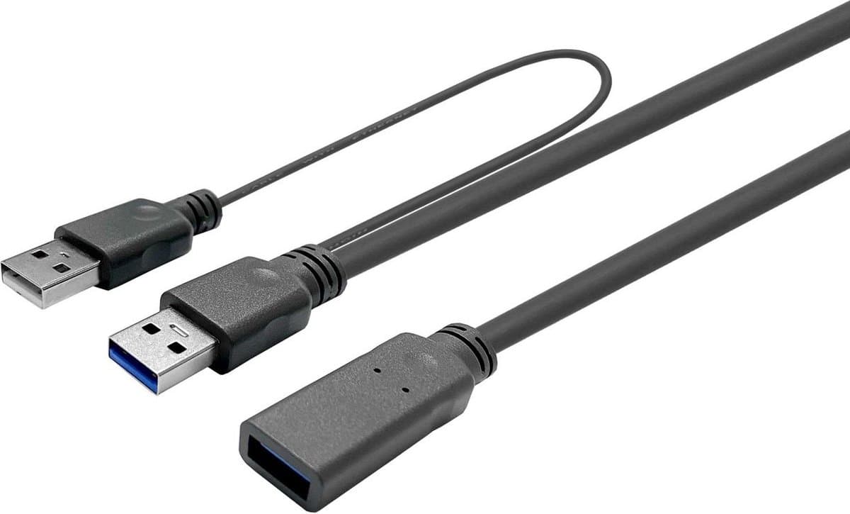 Vivolink PROUSB3AAF5C USB-kabel USB 3.2 Gen 1 (3.1 Gen 1) 5 m USB A Zwart