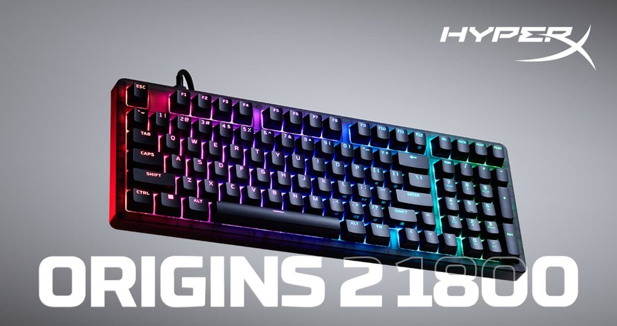 HyperX Origins 2 1800 Gaming Toetsenbord Qwerty