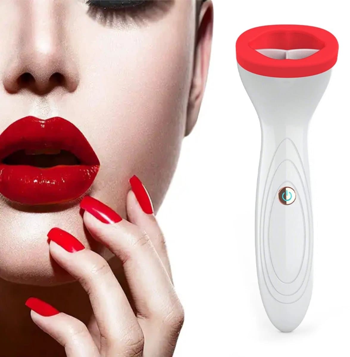 Lip Plumper - Vollere Lippen - Met Mondtrainer voor Stevige Lippen & Gezichtsspieren - Lippen Vergroten - Lipvergroting. Pijnloos en zonder chemie.