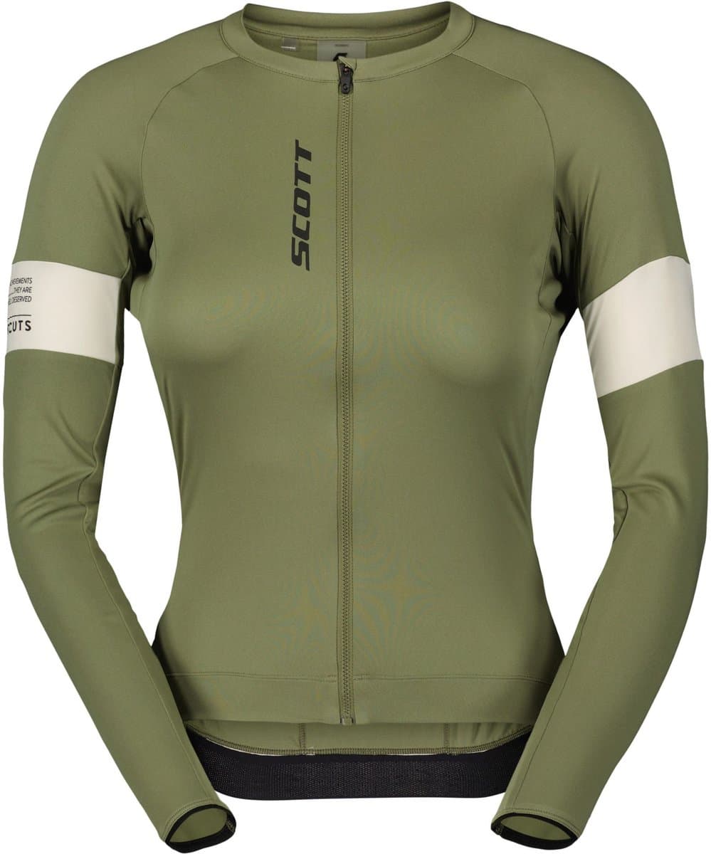 Scott Jersey Woman Endurance PRO LS Hay gn/co