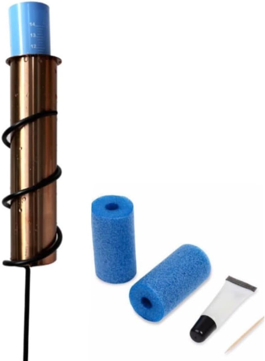 Regenmeter - Meetmonitor Neerslag - Tuin Meten - Onbreekbaar ABS Plastic - 16 x 25 cm