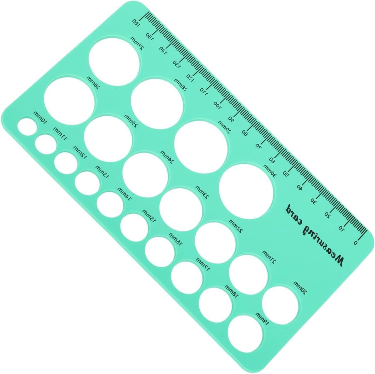 Allecto - Cirkelsjabloon - Tepelliniaal - Zachte Tape - Flexibele Borstflens - Siliconen - Borstkolven - Maatinstrument - Geschikt voor Groente - Meetinstrument voor Tepels.