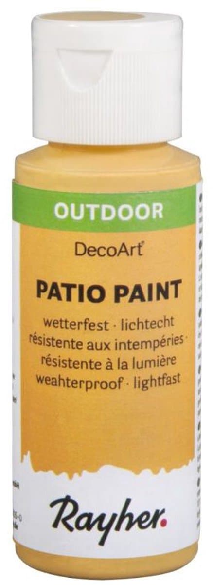 Verf Honinggeel (59 ml) / Rayher® Outdoor DecoArt® Patio-Paint – Prijs incl. pack verz.