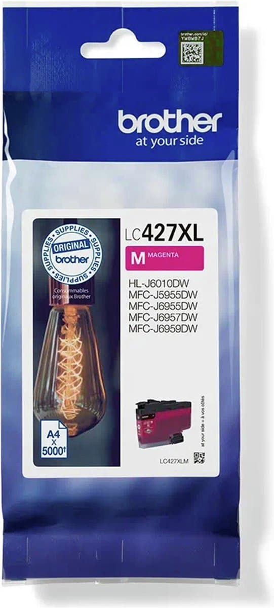 Brother LC427XLM inktcartridge origineel magenta, 1 stuk