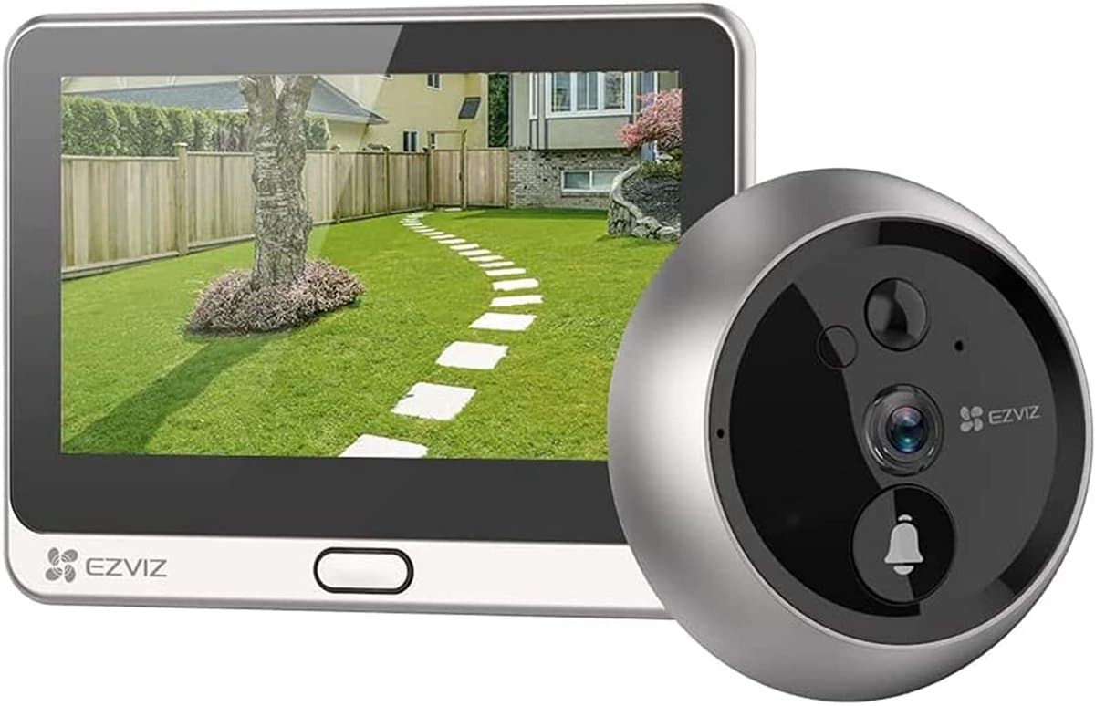 EZVIZ CS-DP2C-A0-6E2WPFBS - Slimme Camera - 1080p, PIR-detectie, 4,3-inch Scherm, WiFi