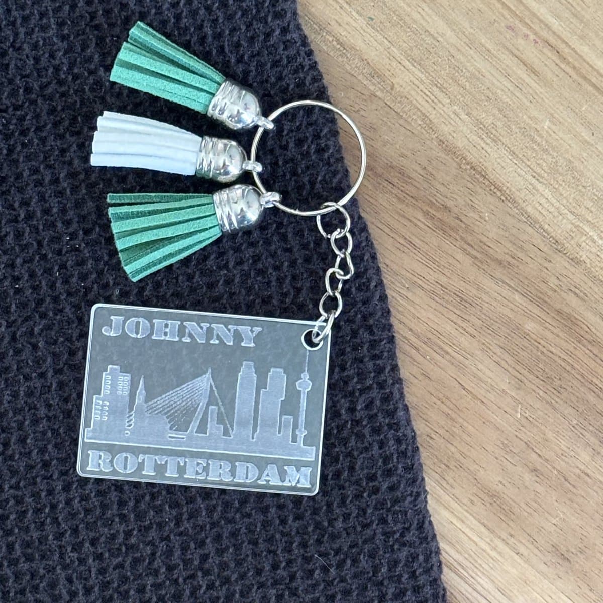 Sleutelhanger Skyline Rotterdam - sleutelhangers volwassenen - souvenirs - sleutelring - 010