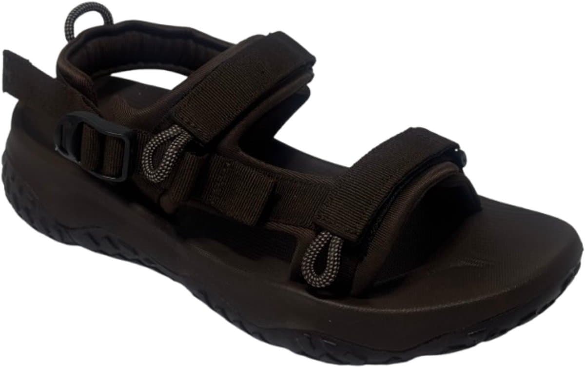 Reewalk® Sandalen Heren – Mannen Sandalen – Licht Gewicht Sandalen - Memory Foam Voetbed – Donker Bruin – Maat 39