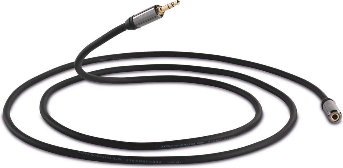 QED PERFORMANCE 3,5mm HEADPHONE EXT 1.5m - Hoofdtelefoonkabel