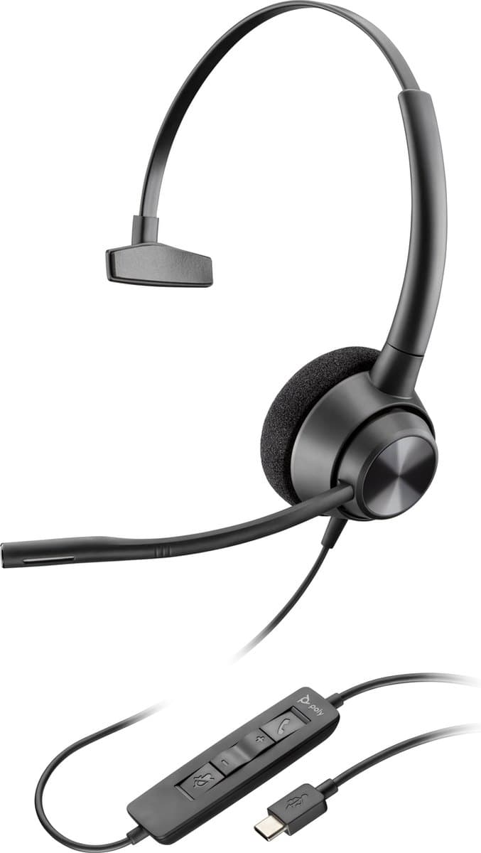 HP Poly EncorePro 310 USB-C Monoaural Headset TAA