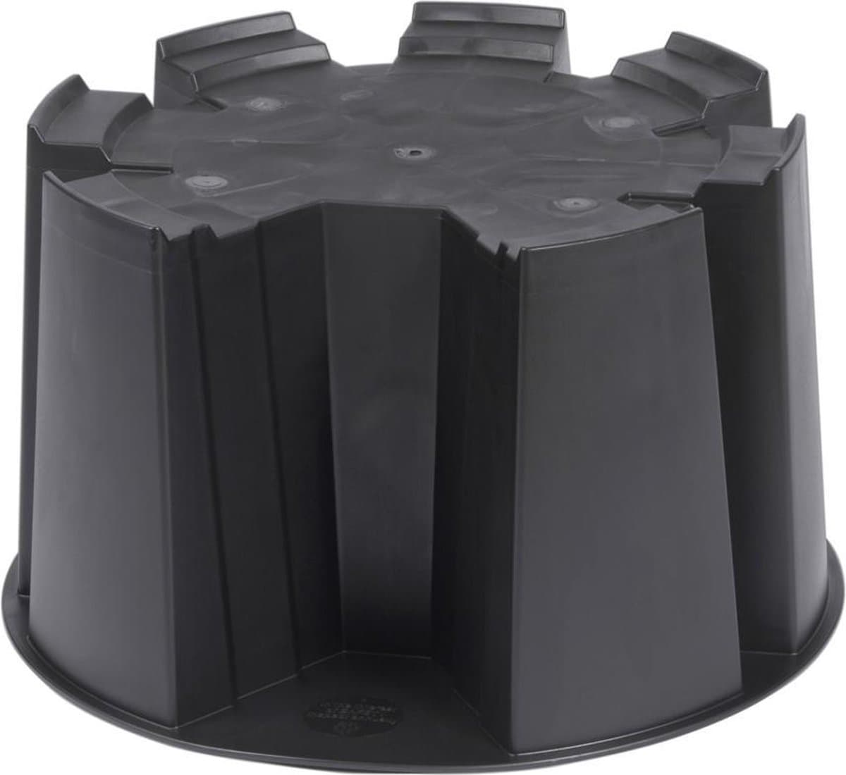 Regenton standaard zwart voor ton v.a.120L