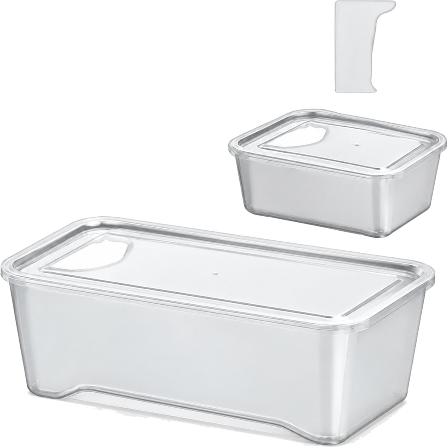 Broodtrommel met 304 roestvrijstalen binnenbak, 27 × 13 × 7 cm, N31, zonder verwarmingsfunctie