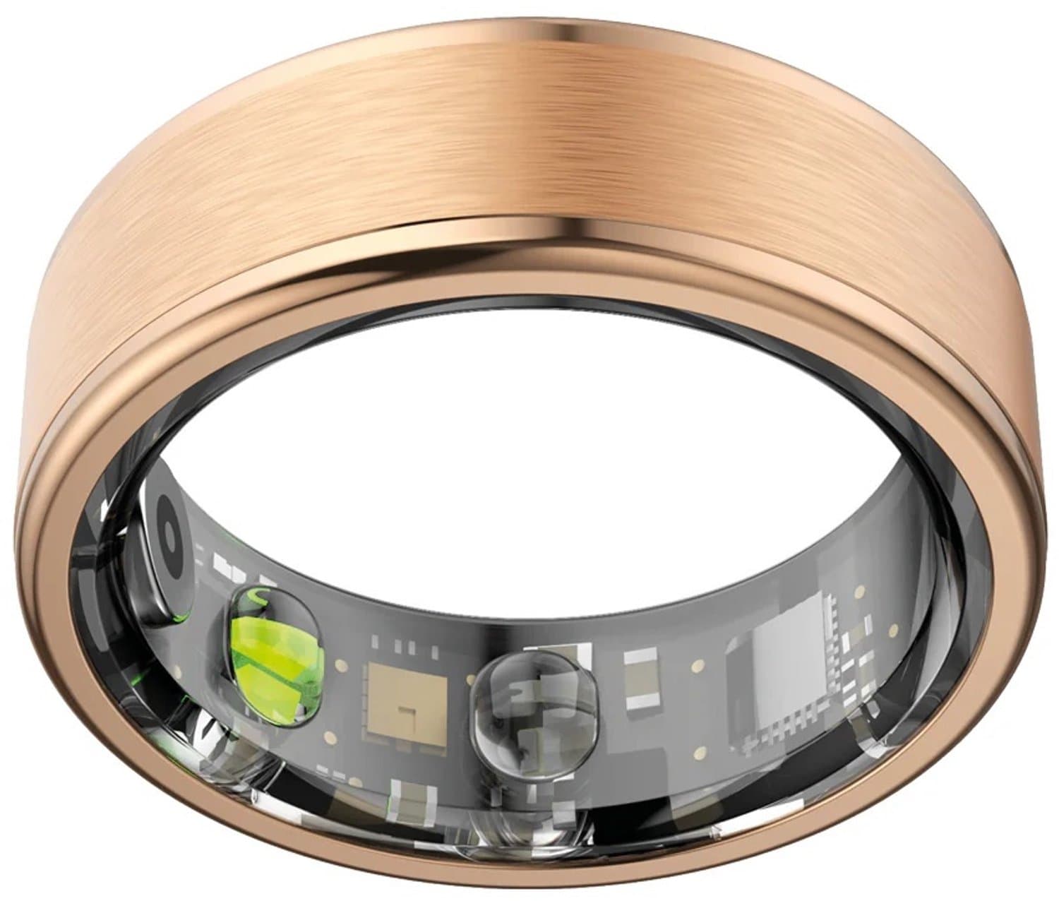 NOLATR Plus, Slimme Ring met Stappenteller, Activiteitstracker & Hartslagmeter – Zonder Abonnement & Nederlandse App – Goud – Maat 10