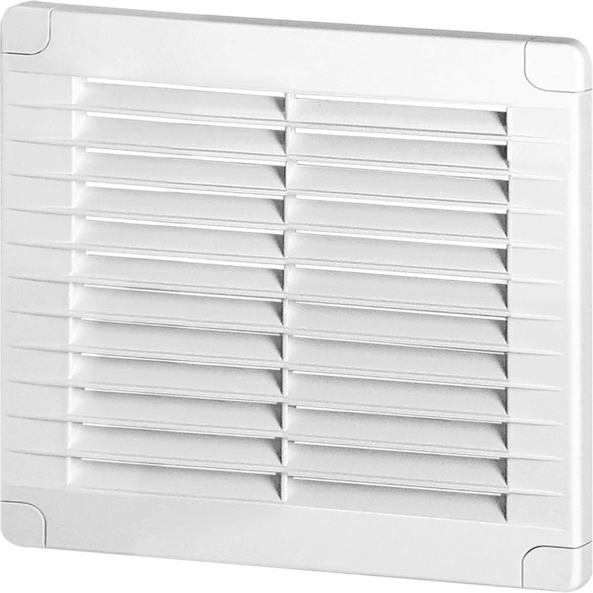 Rooster Ventilatie - Vierkant Ventilatierooster Wit Zonder Flens van ABS (150 x 150 mm)