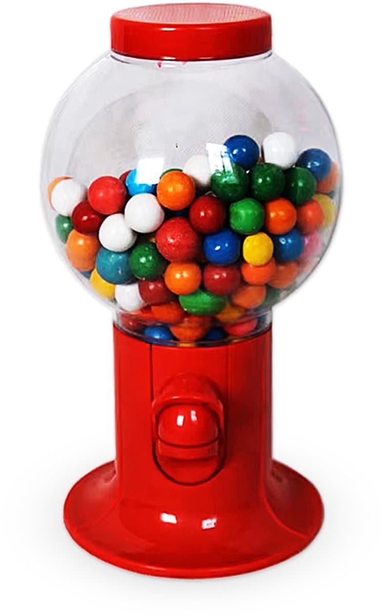 Kauwgomballen Automaat - Snoepmachine - Snoepautomaat - Gumball Machine - Snoepdispenser - Kindvriendelijk - Compact Formaat - Eenvoudig Navulbaar