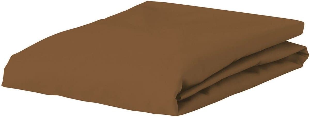 Essenza The Perfect Organic Jersey Hoeslaken Leather brown - 180-200 x 200-220 cm