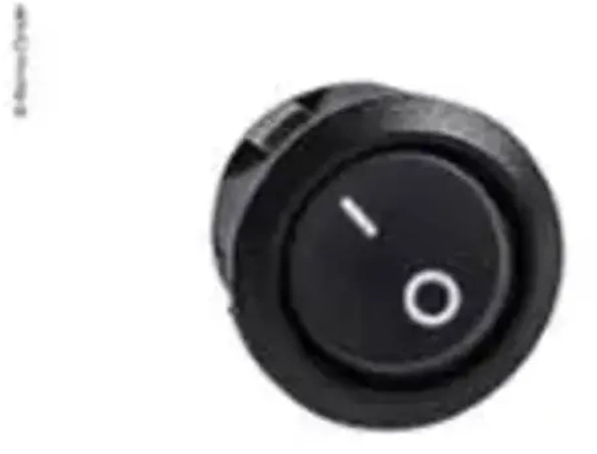 Schakelaar mini rond 12V