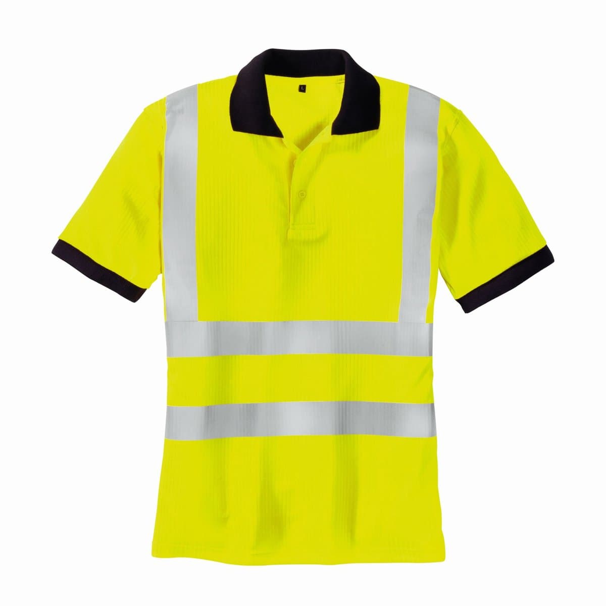 teXXor Polo met veiligheidsstrepen Sylt, felgeel