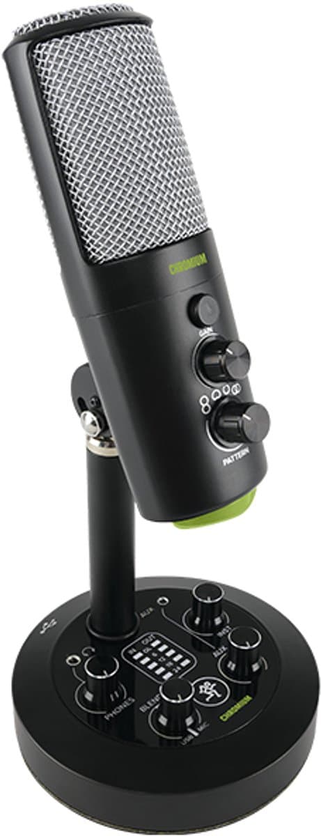 Mackie Chromium Zwart, Zilver Microfoon voor studio's