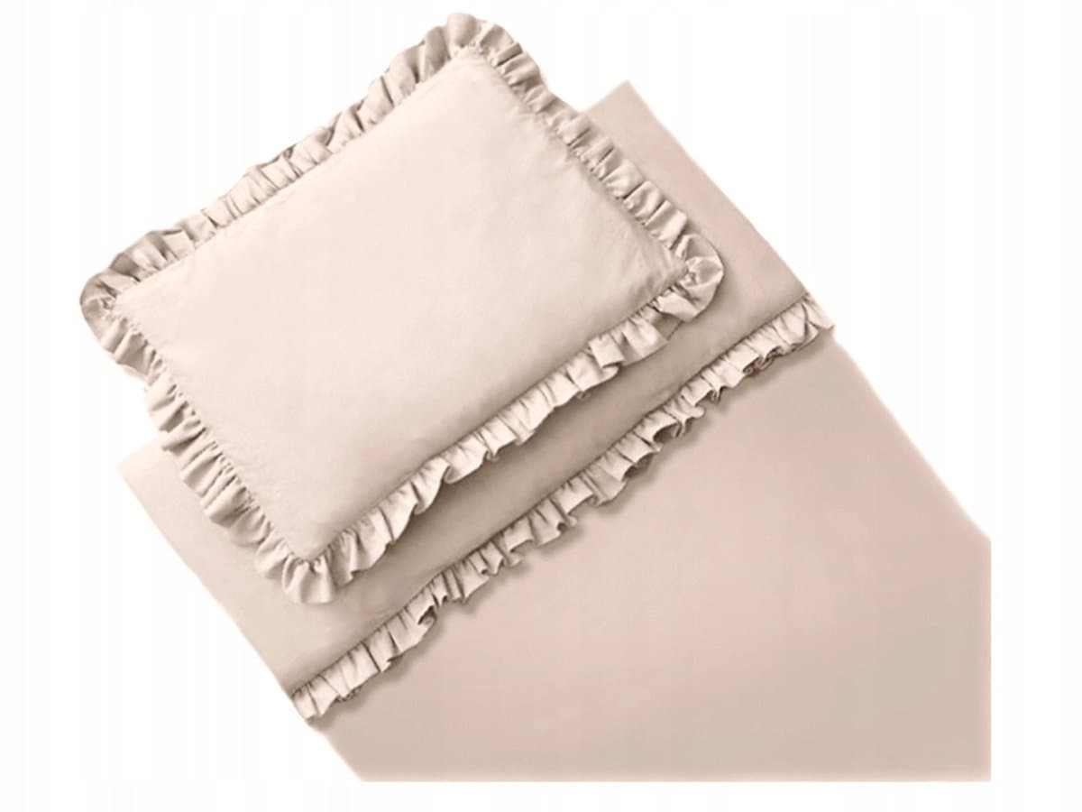 Luxe Katoenen Kinderbeddengoed 100x160 cm met Ruches