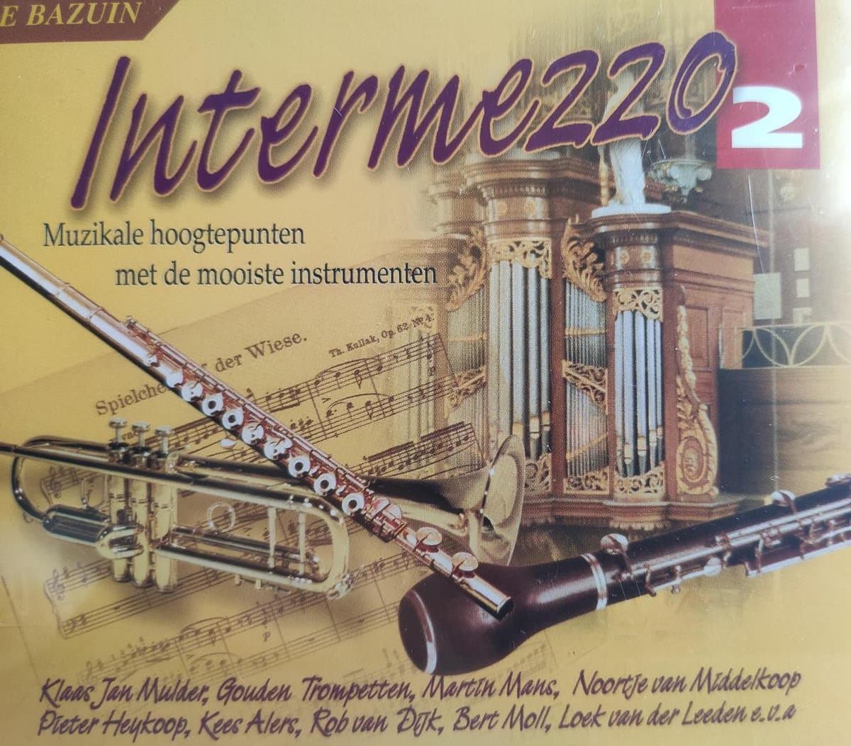 Intermezzo deel 2 - Muzikale hoogtepunten met de mooiste instrumenten / 2 CD BOX / Klaas Jan Mulder - Gouden Trompetten - Martin Mans - Noortje van Middelkoop - Pieter Heykoop / Christelijk - Instrumentaal - Geestelijke liederen - Klassiek Religieus