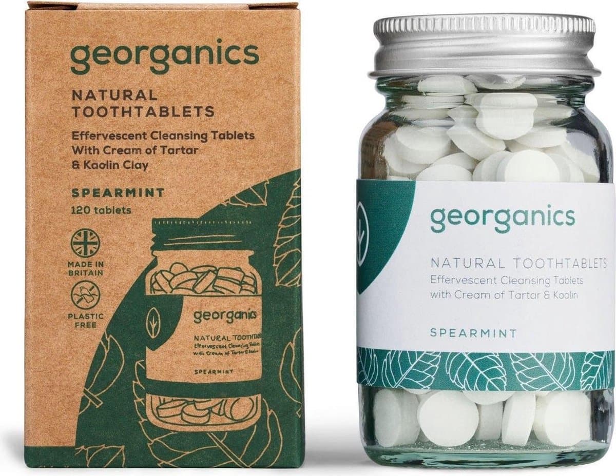 Georganics Toothpaste Tablets - Spearmint