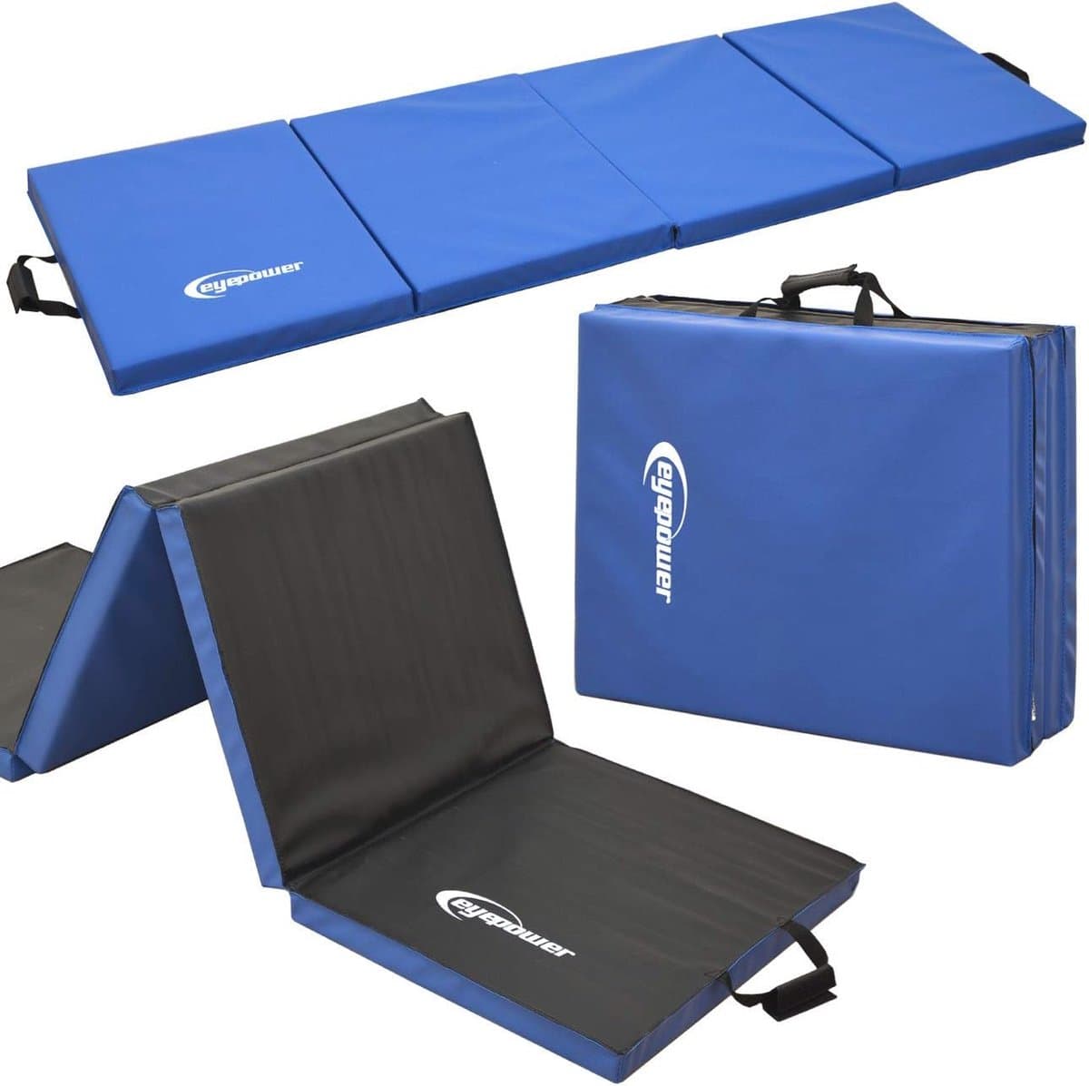 Opvouwbare gymnastiekmat 200x60x5 cm - Zachte sportmat voor oefenen en trainen