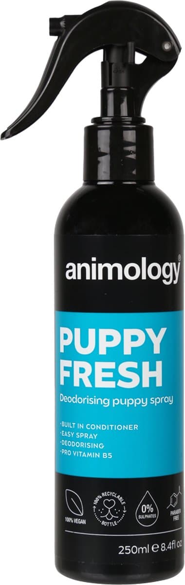 Animology Puppy Deo Spray 250 ml - Vermindert ongewenste geurtjes - Puppy Fresh
