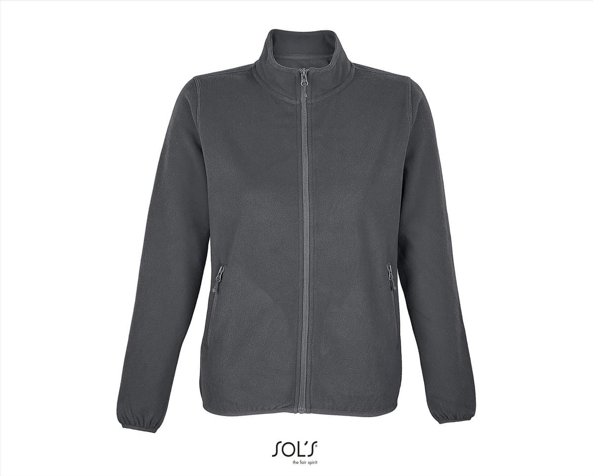 SOL'S Women´s Factor Zipped Fleece Jacket L03824 - Charcoal Grey (Solid) - XL