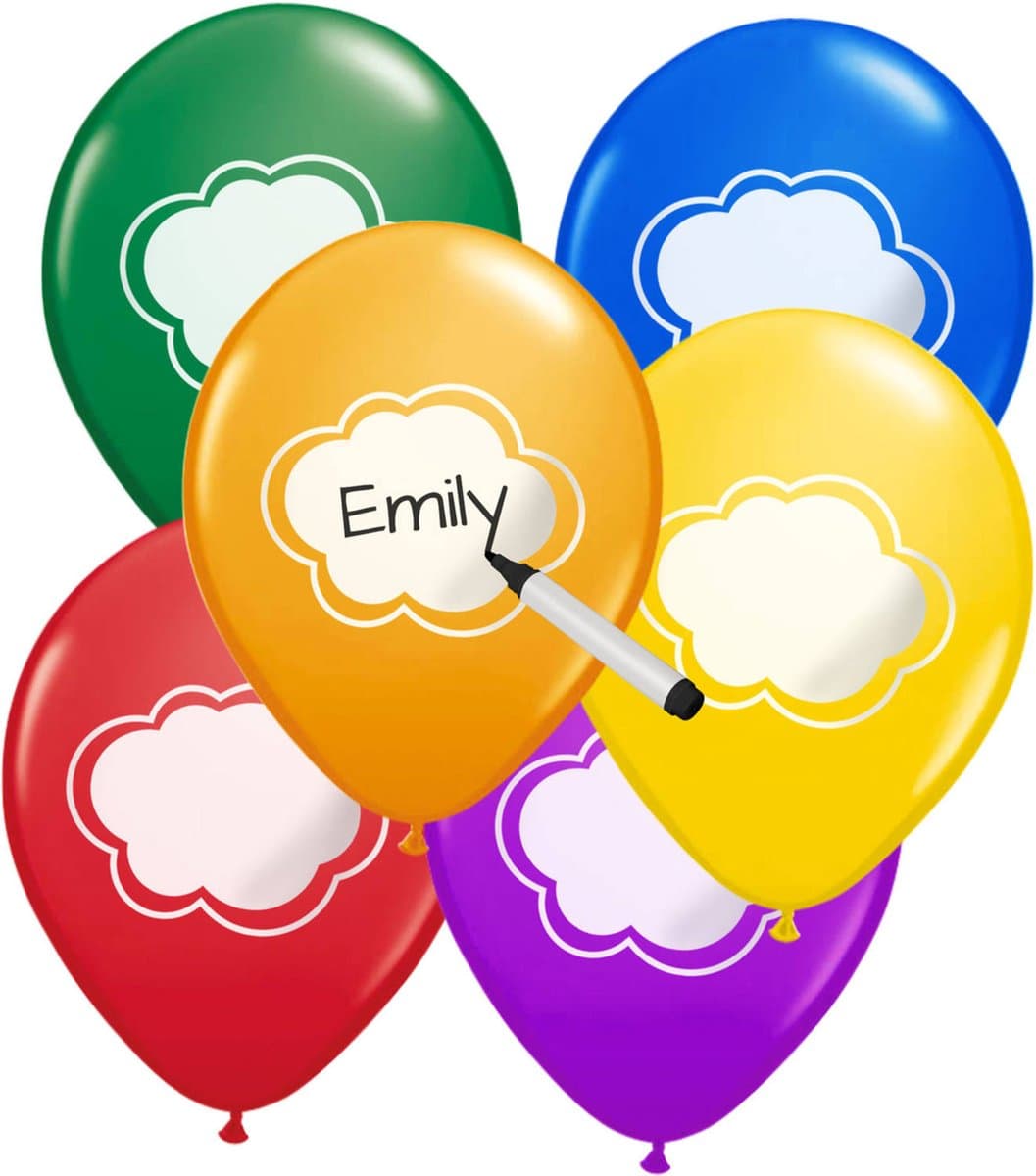 Folat - Writable balloons Assorti