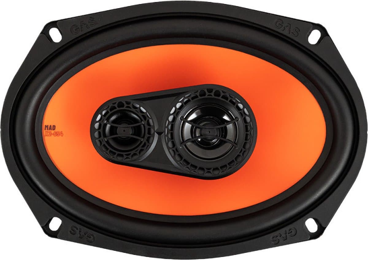 Gas Audio Power Gas Mad Level 2 Coaxial Speaker 6x9 voor Auto Geluidssystemen en Hoogwaardige Geluidskwaliteit