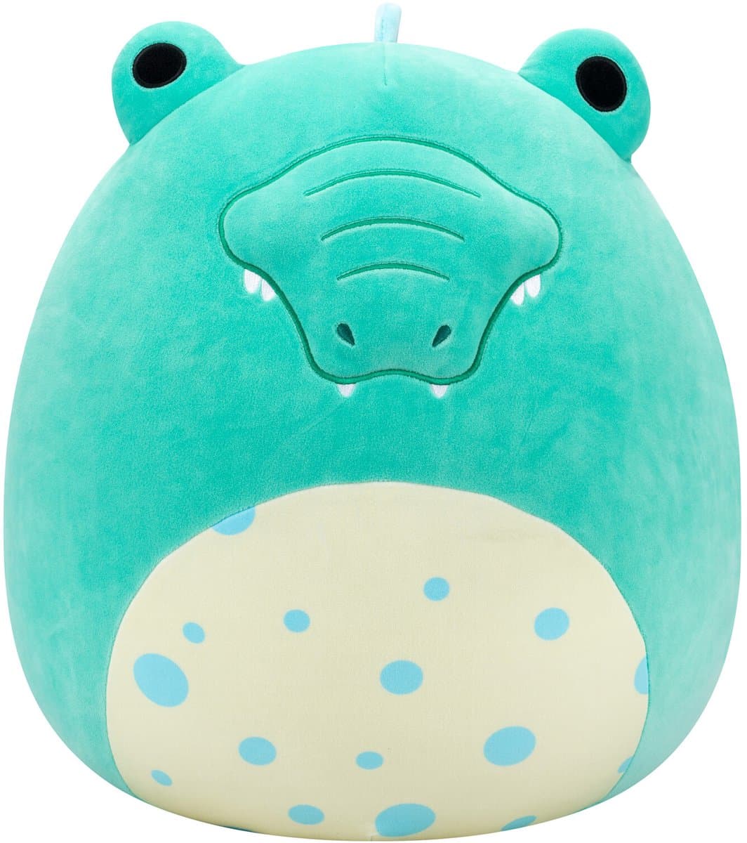Squishmallows - Tortuga - Teal Alligator W/Spotted Belly - 40cm pluche