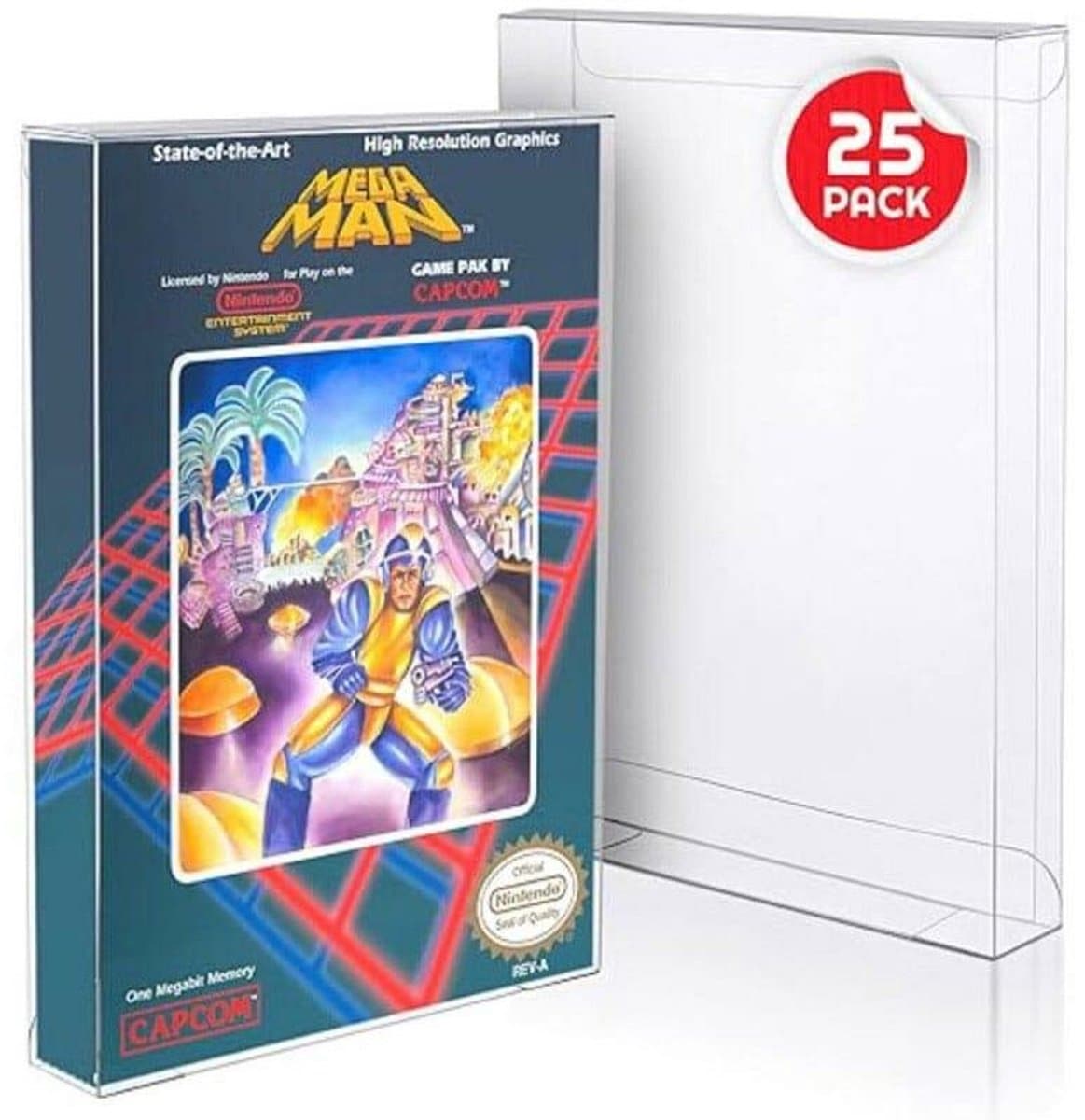 EVORETRO - NES Game box PET Protectors 25 Stuks - Nintendo Entertainment System