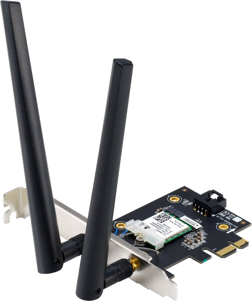 ASUS BE6500 - PCIe Netwerkadapter - 802.11a, 802.11bgn, 802.11ax, Wi-Fi 7