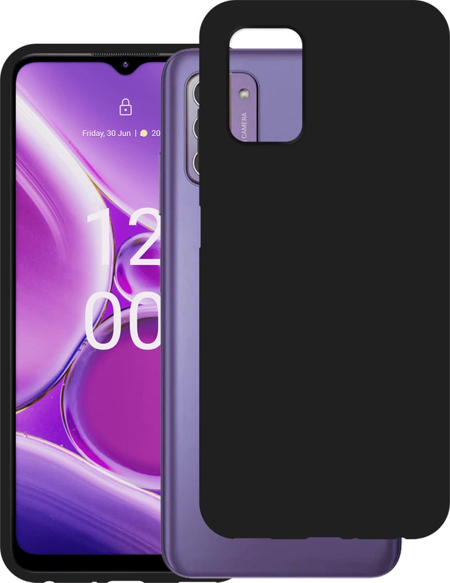 Just in Case hoesje geschikt voor Nokia G42 Hoesje Siliconen - Flexibele Case - Zwart