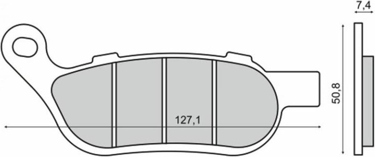 Plaquette de frein Sinter pour Moto Harley Davidson 1690 Fxdb 2014 à 2015 GXM / AR Neuf