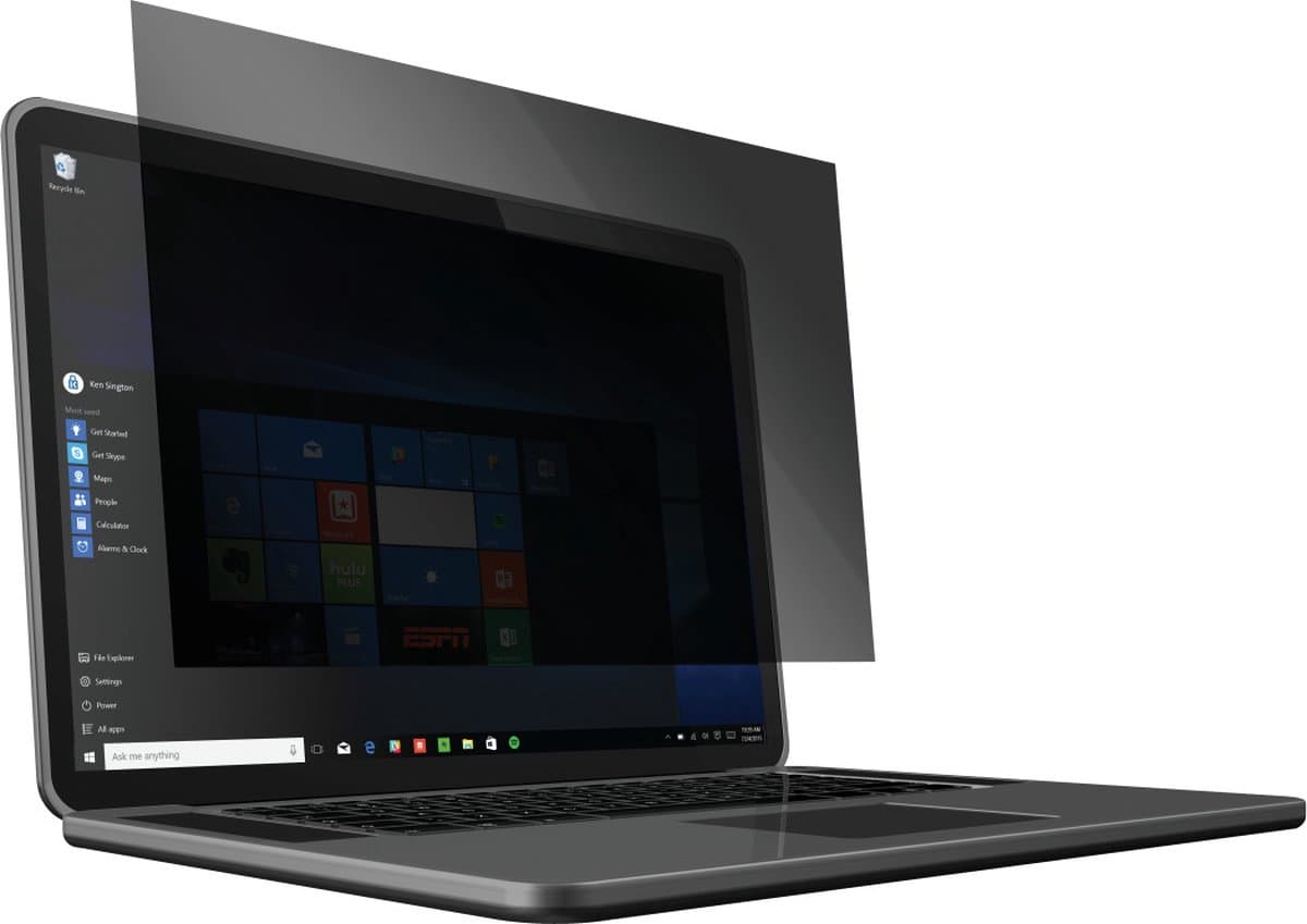 Kensington privacyfilter voor laptops - omkeerbaar - schermfilter - voor 14-inch laptops - 16:10 beeldverhouding - zwart