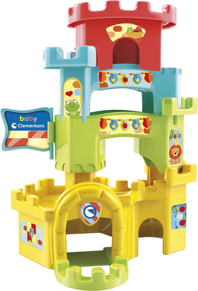 Clementoni baby ballenval kasteel educatief speelgoed - multikleur, 46,5 x 31,5 x 26 cm