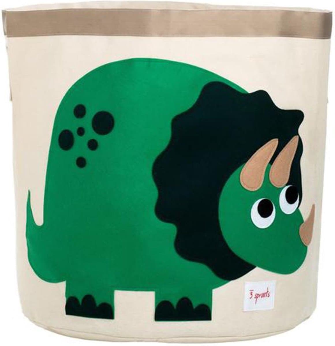 3 Sprouts - Storage Bin - Green Dino /Furniture /Green Dino