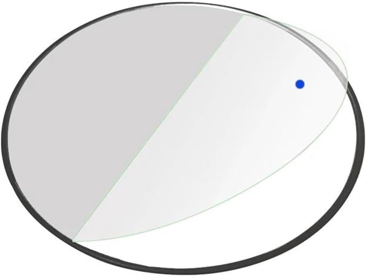 Baby Autospiegel - Achterbank Monitor - Veilig Reizen - Universele Pasvorm - 17 cm Diameter - Zwart