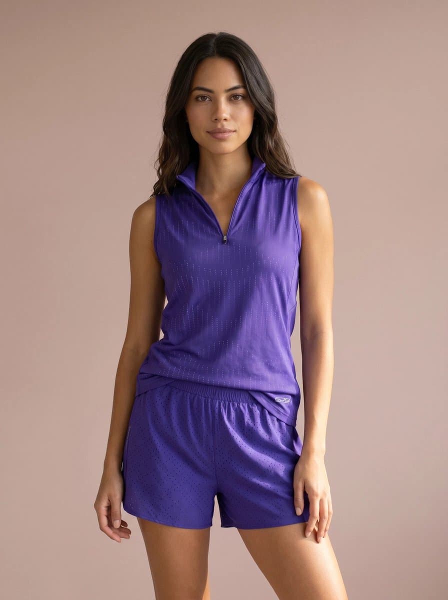 Sjeng Sports JANIS Sporttop Vrouwen - Tennis Top Vrouwen - Reflex Blue - Maat: M - 87% polyester, 13% elastaan, single jersey