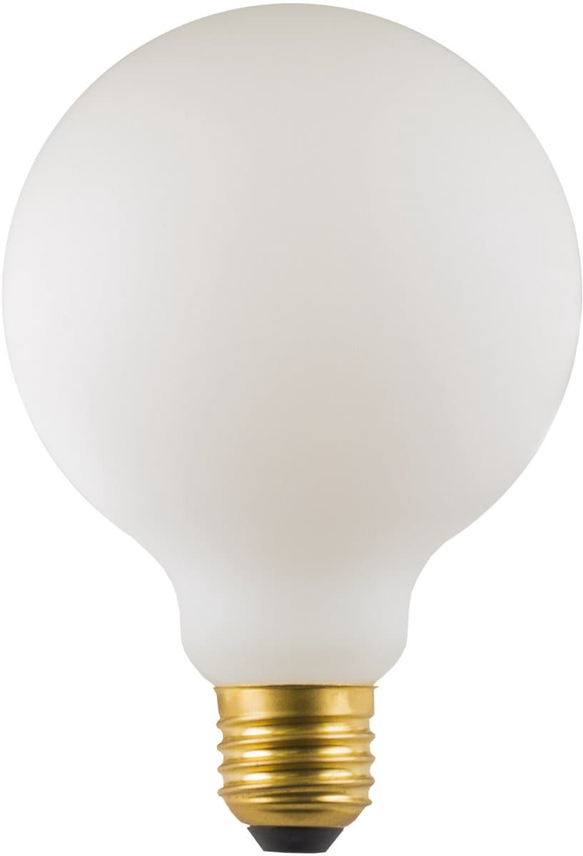 E27 LED Globe G95 lamp, E27 fitting, 10W / 1100 lumen, 2700K warm wit, dimbaar, mat wit glas, Ø90 x 135mm