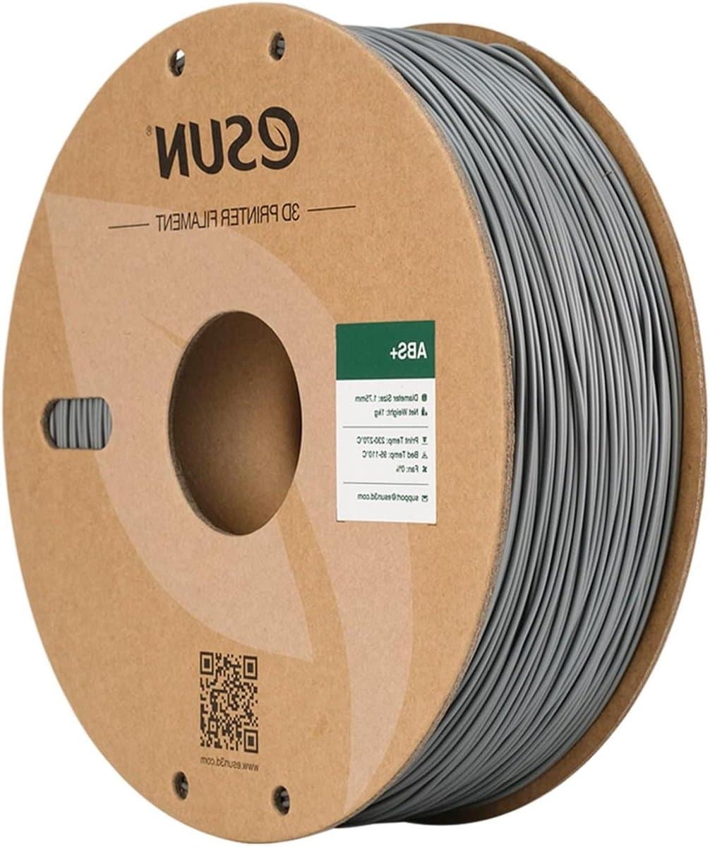 ABS+ Filament - 3D Printer Materiaal - 3D Printen - Verbeterde ABS Versie - 1KG - Zilver