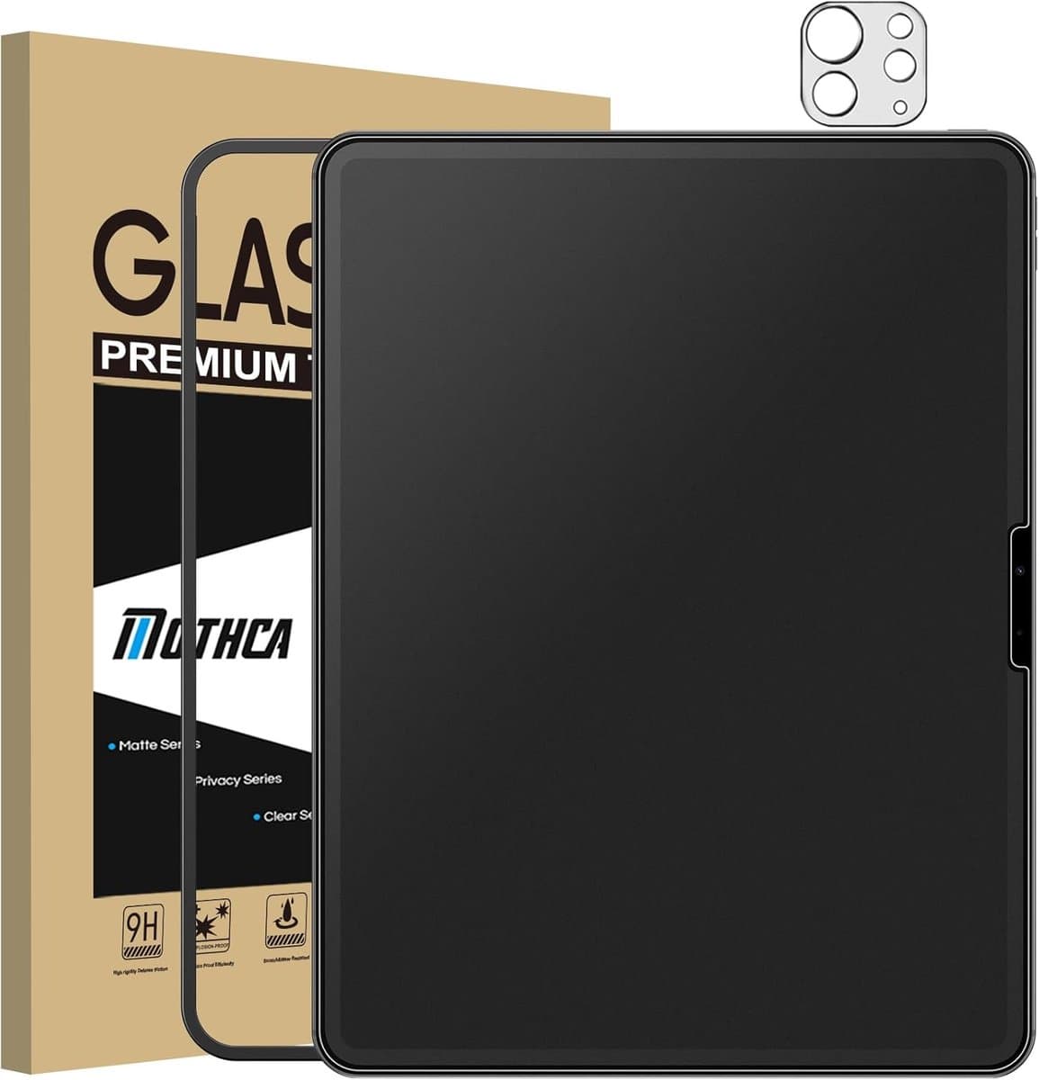 Thijox - Mothca Matte Schermbeschermer iPad Pro 11 inch M4 2024 - 9H Mat Gehard Glas - Verblinding en Anti-Vingerafdruk - 1+1 Stuks