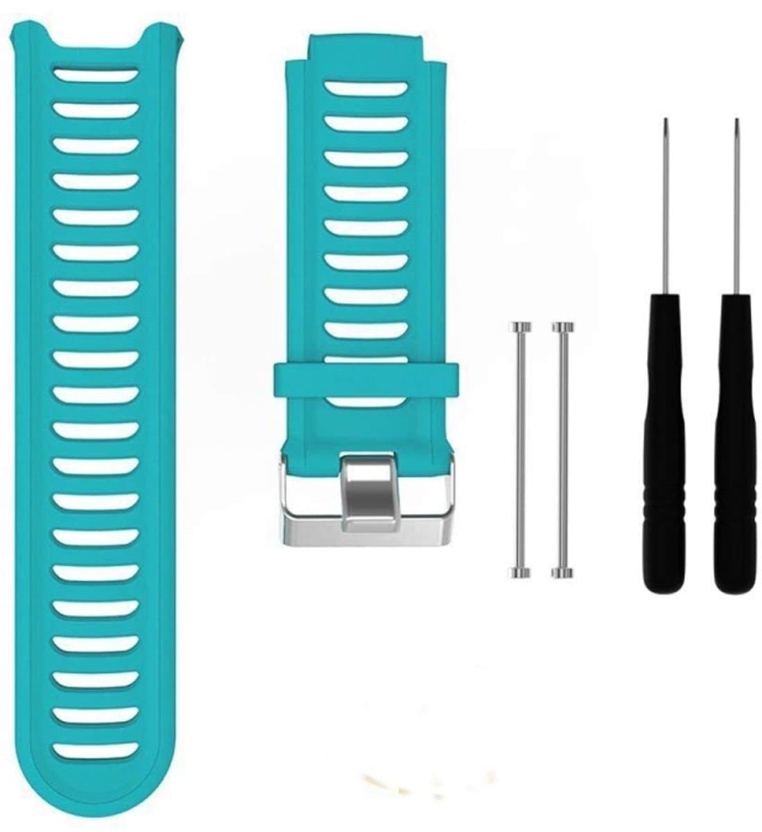 Siliconen polsband in effen kleur voor Garmin Forerunner 910XT (mintgroen)