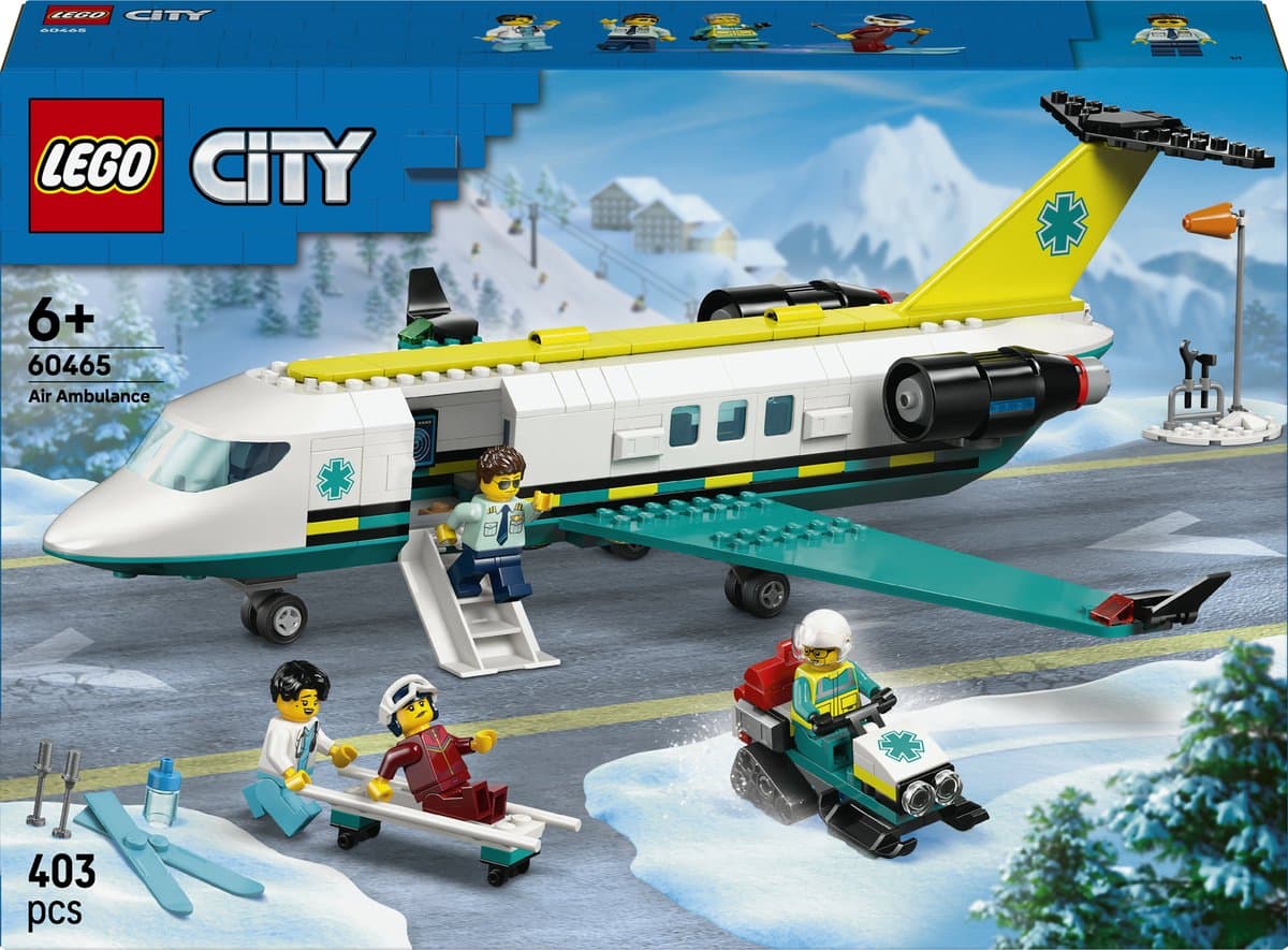 LEGO City 60465 Ambulancevliegtuig