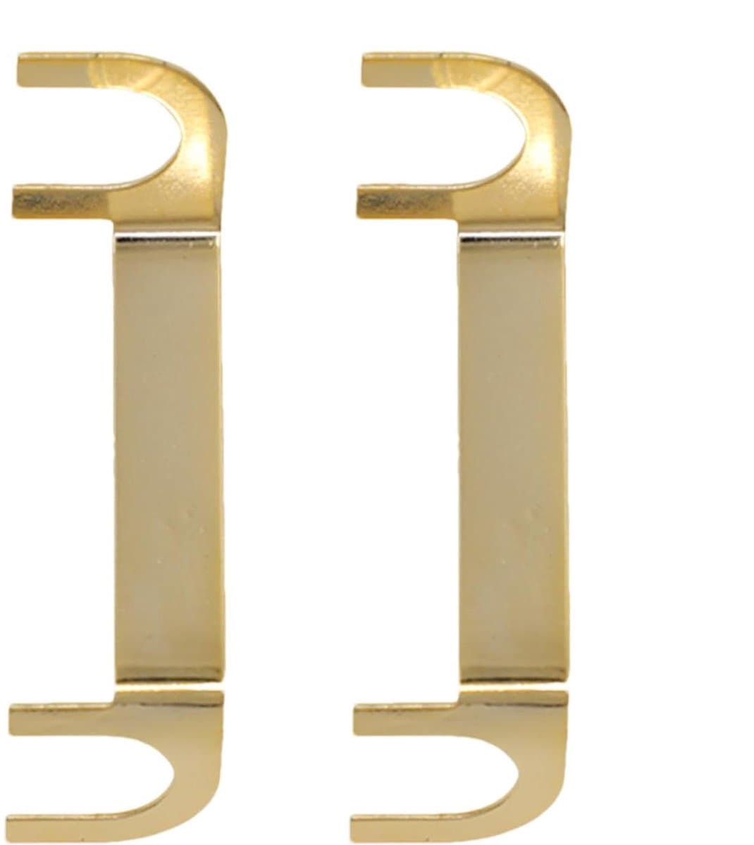 Luidspreker aansluitingen - Koperen lugs - Audio verbinden - Goud verguld - 2 stuks - Goud