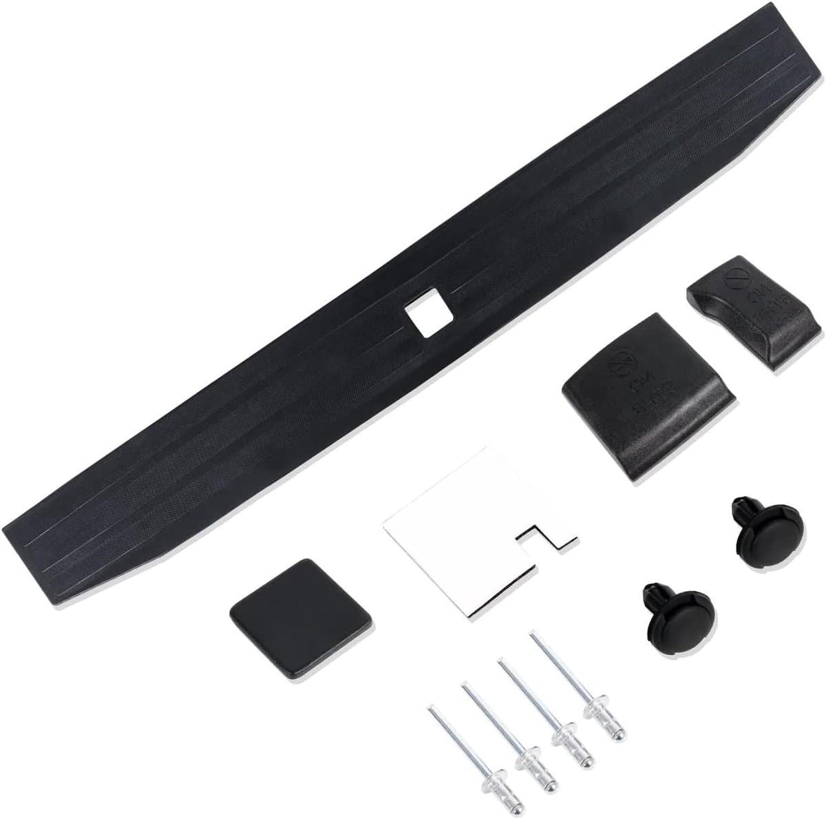 Achterklep Molding Trim - Flex Stap Cap - Bescherming Vrachtwagenbed - Specifiek Model Ontwerp - 922 cm Lengte - Zwart