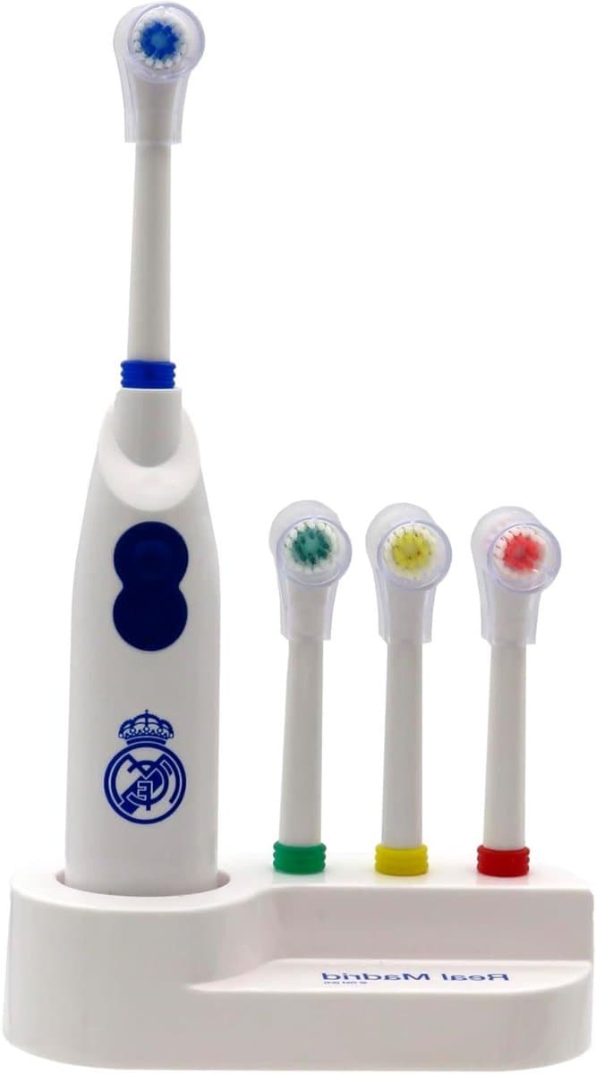 Elektrische Tandenborstel - Vibrerende Borstel - Goede Mondhygiëne - Ergonomisch Ontwerp - 3 Reservekoppen - Wit